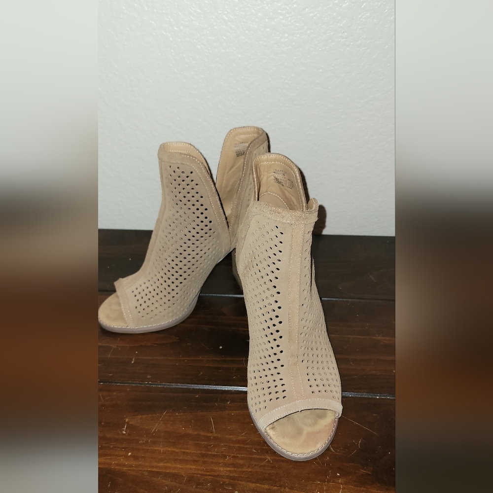 Lucky Brand - Larise Booties Womens - 8.5 - Brown Leather